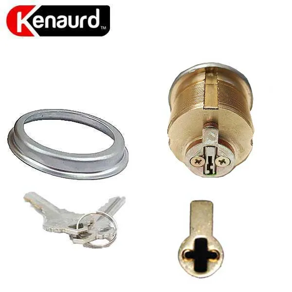 10 x Premium Mortise Cylinder - 1" - 26D - KD   MASTER KEYED (Bundle of 10)