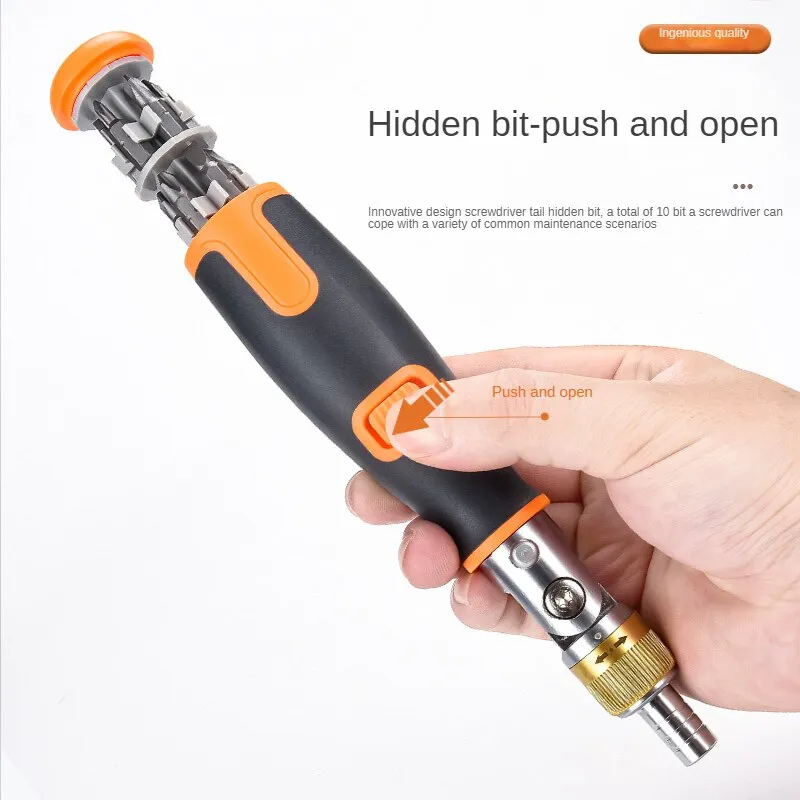 10in1 Multi-Angle Portable Ratchet Screwdriver