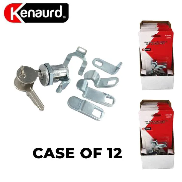 12 x Premium Mailbox Locks Bundle - Multi-cam - Threaded Body - HL1 Keyway - Keyed Different - US14 Bright Nickel (CASE OF 12)