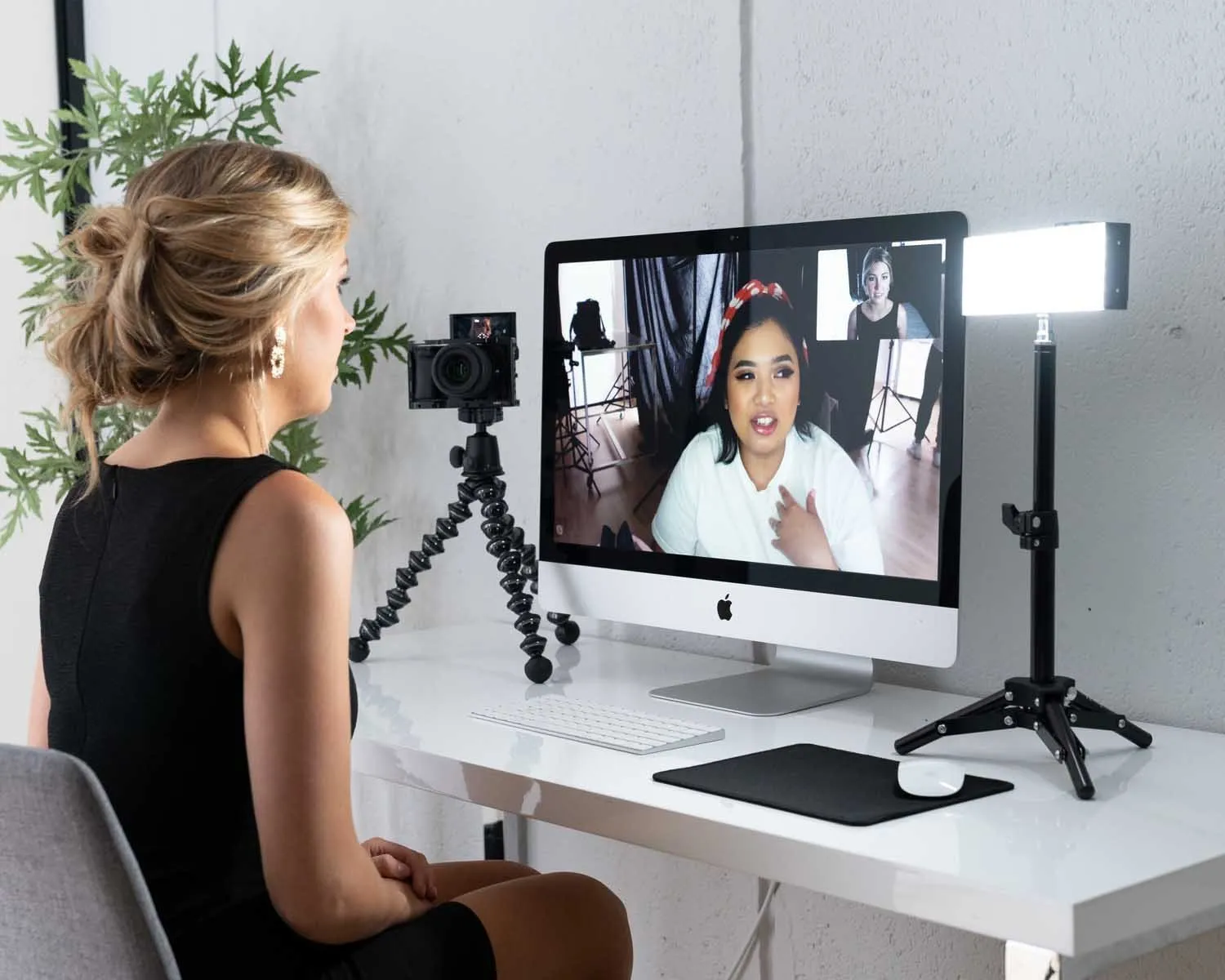 13" Pro LED Lighting 'Skype' Video Conferencing Desk Kit - Single Pack (No Battery   Charger)