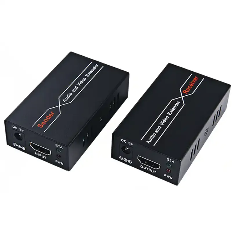 2Pcs Hdmi Extender By Cat-5E/6 Adapter- Se-L91