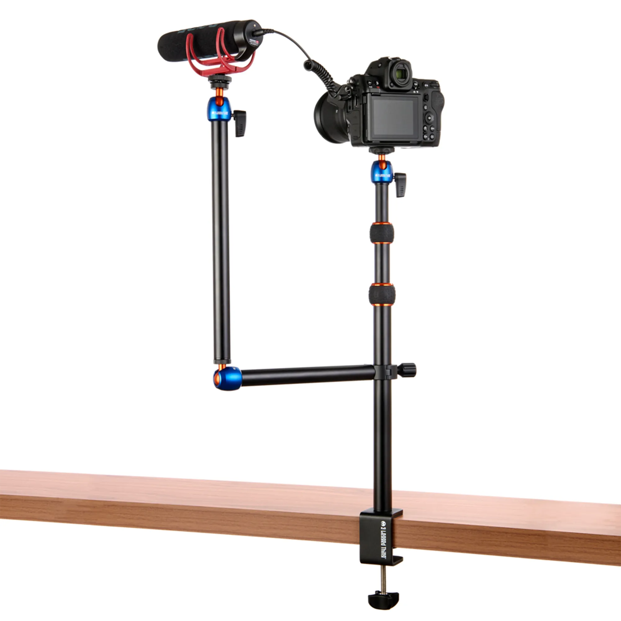 3 Legged Thing Camera Desk Mount Kit with Horizontal & Auxiliary Arm