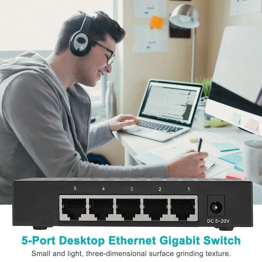 5 Port 10/100Mbps Networking Ethernet Switch Jg210