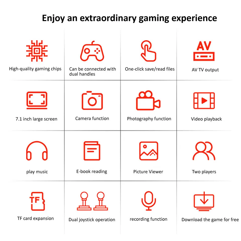 7-Inch Hd Screen Game Console Q-Gs900