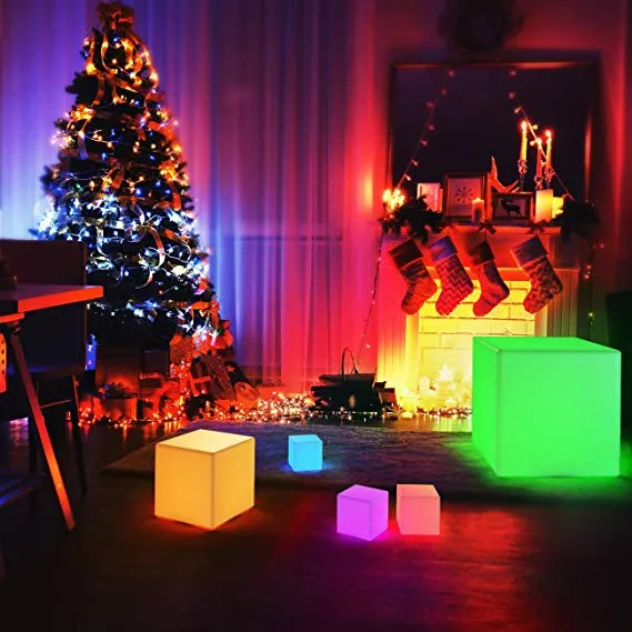 7-inch RGB LED Cube Light