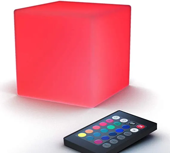 7-inch RGB LED Cube Light