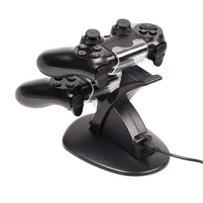 AGPtek Dual USB Charger Charging Docking Station Stand for Sony Playstation 4 PS4 Controller