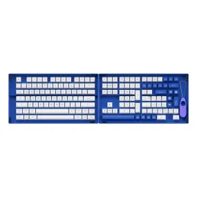 AKKO BLUE ON WHITE FULL KEYCAPS SET ASA 197 KEYS