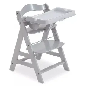 Alpha  Highchair with Tray - Grey