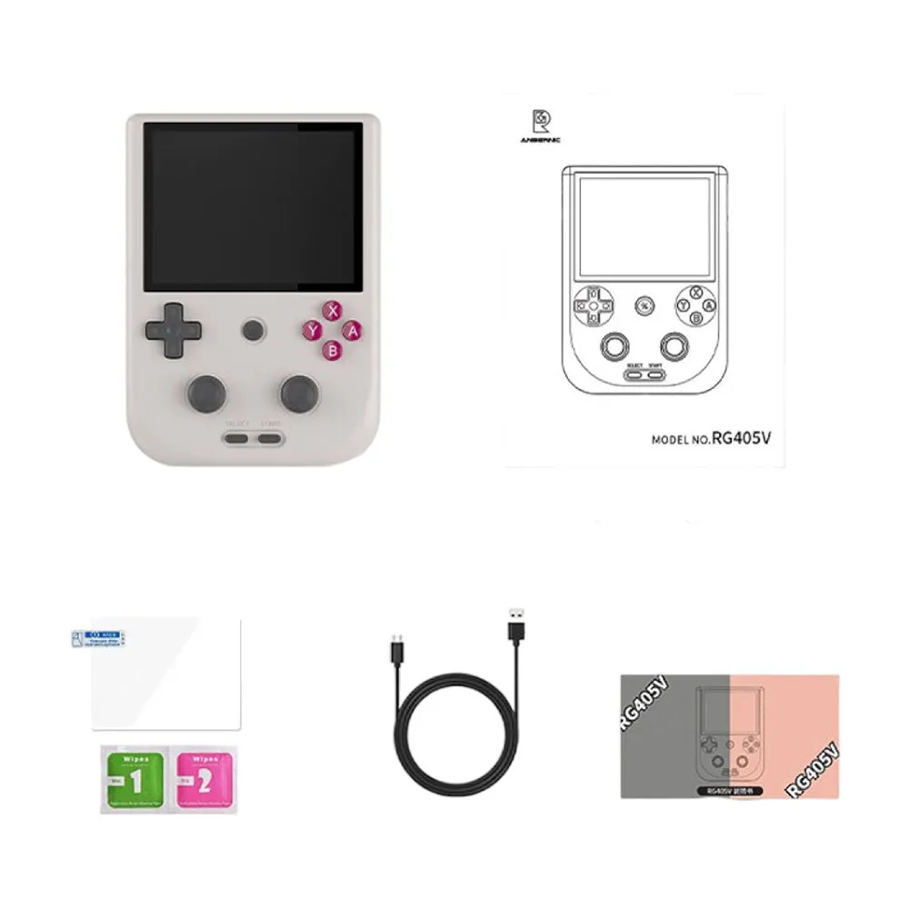 Anbernic RG405V 4GB/128GB Handheld Game Console Unisoc Tiger T618 Gray