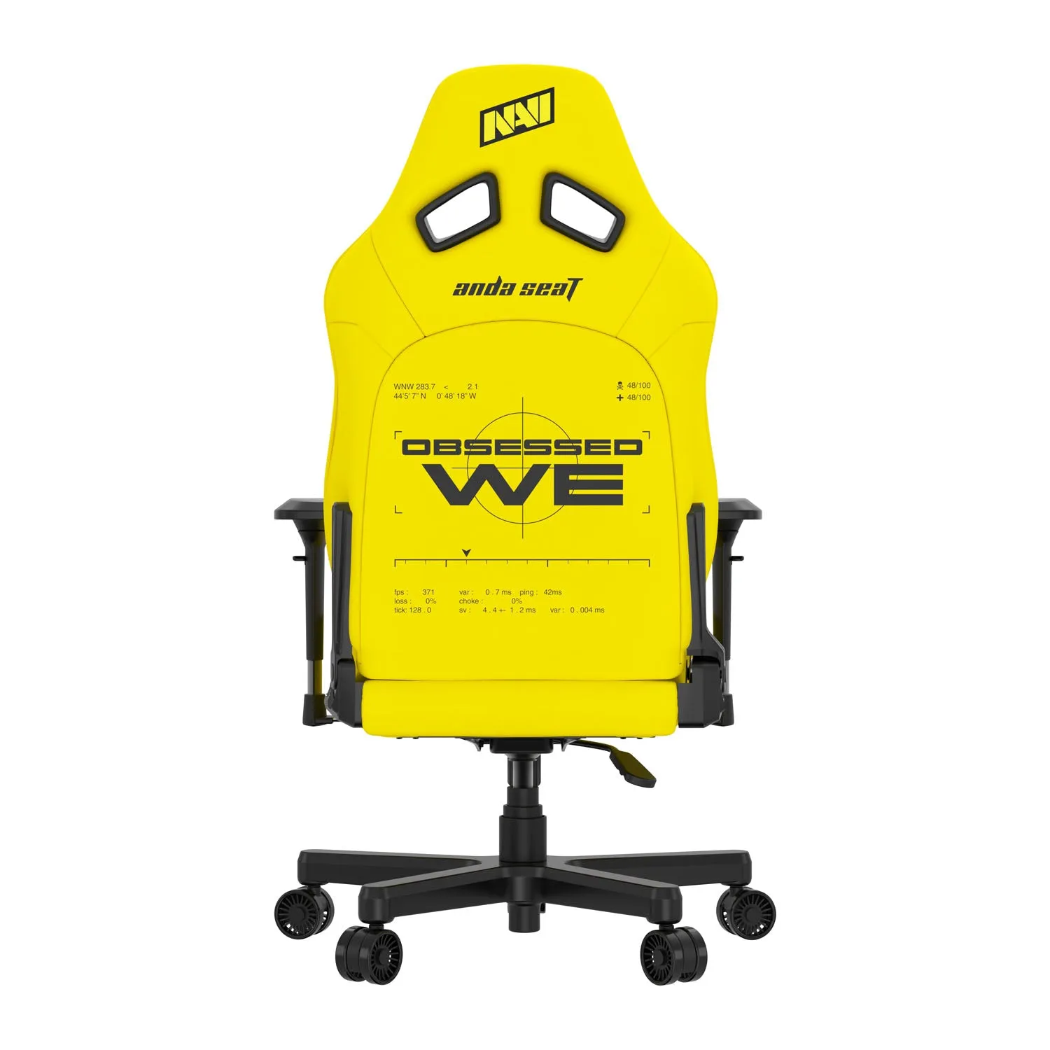 AndaSeat Gaming Chair Navi Edition #AD19-05-Y-PV Yellow