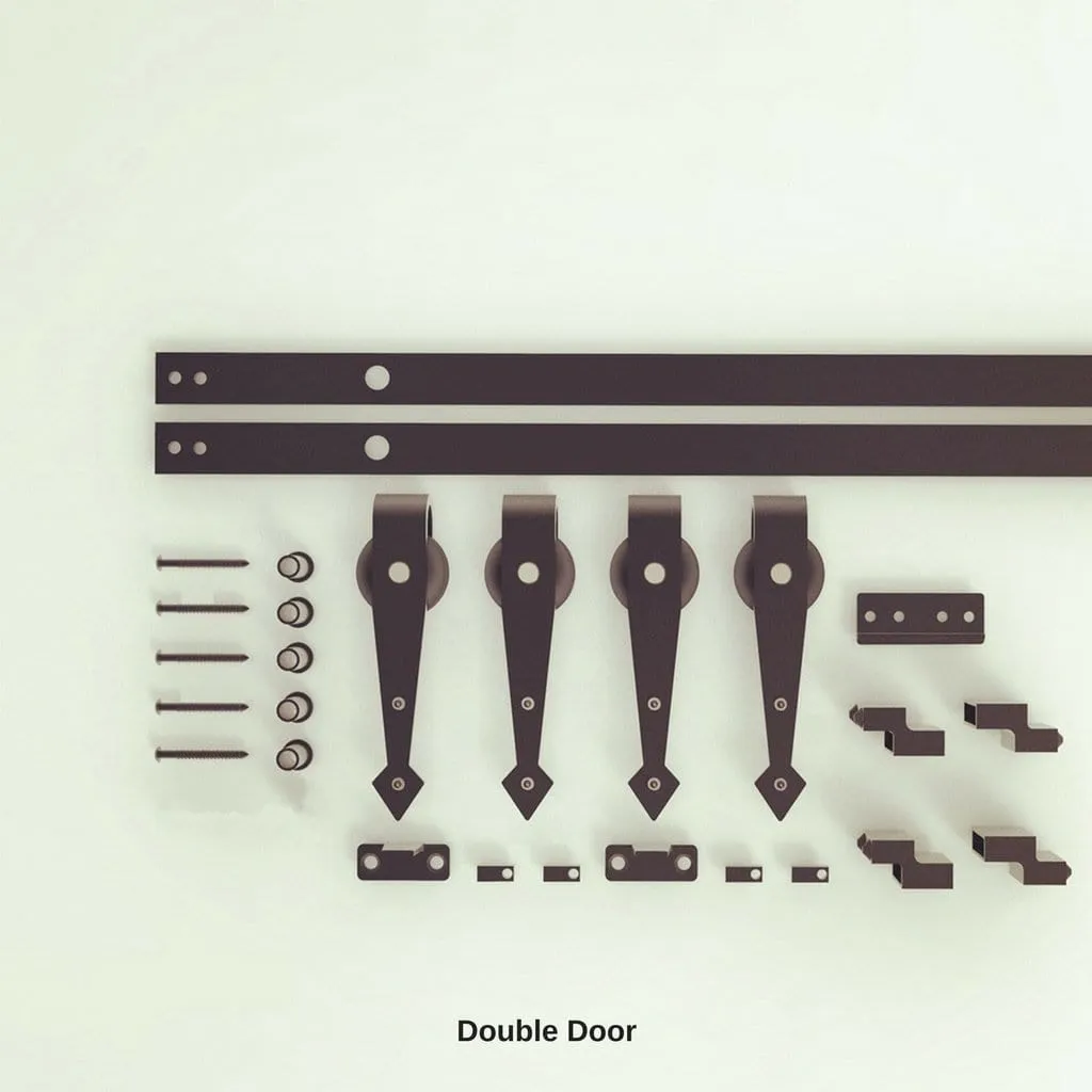 Arrow Hanger Mini Barn Door Hardware Kit