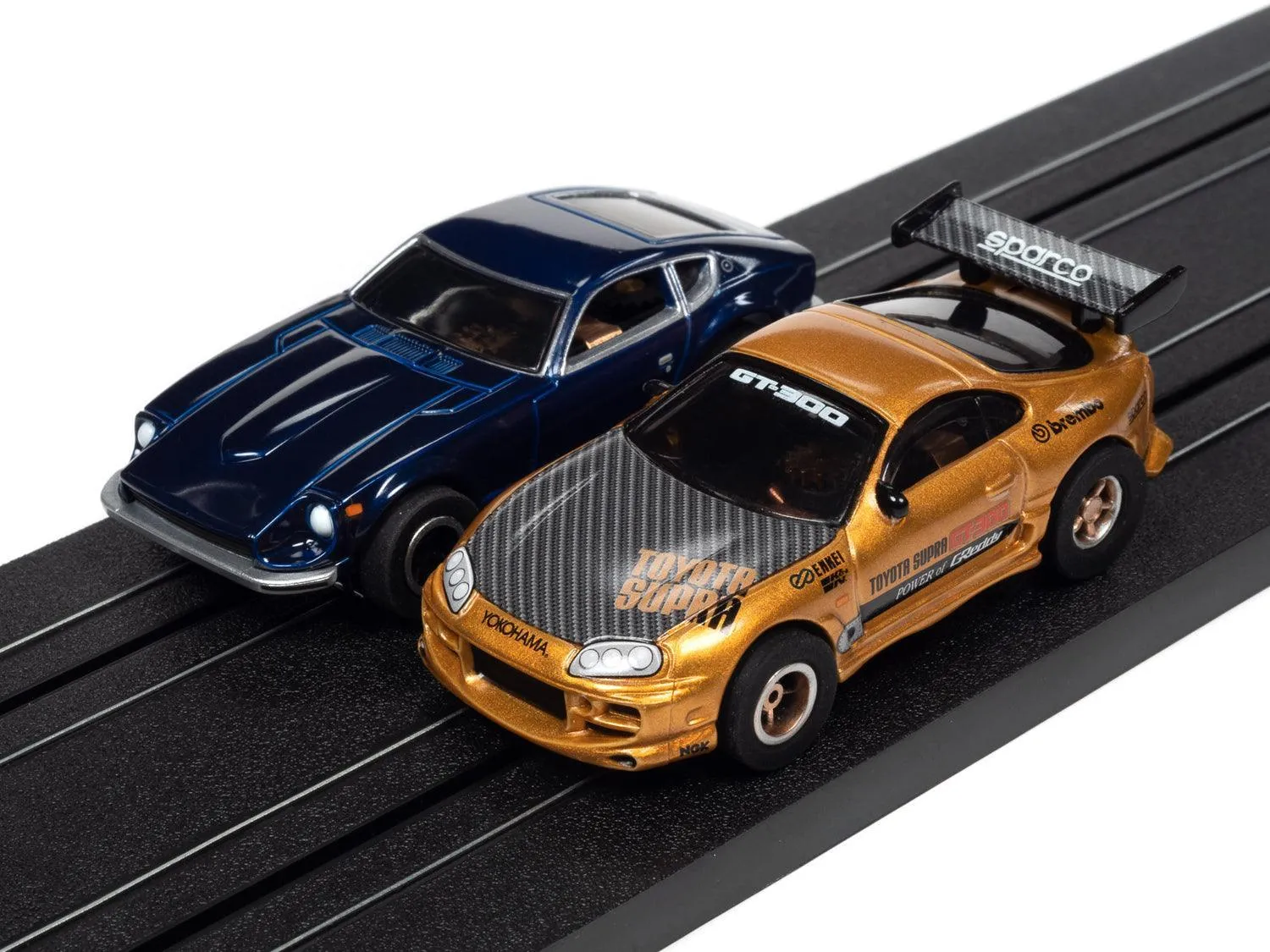 Auto World 16' Tokyo Midnight Underground Racing Slot Race Set #342