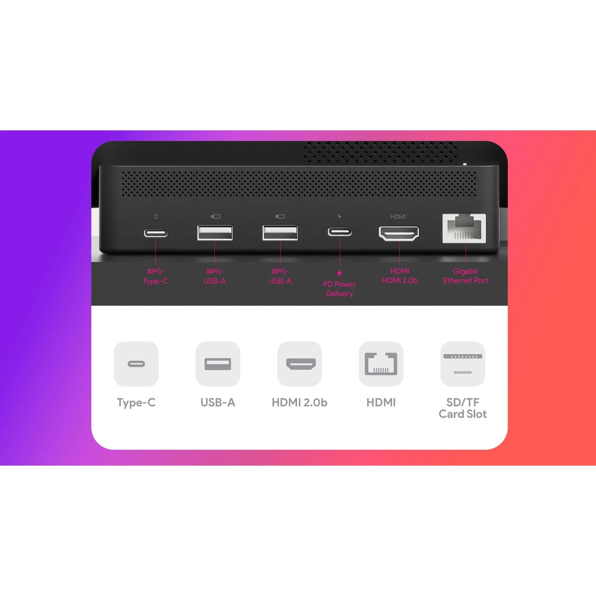 Ayaneo Multi Docking Station (Graphite Black)