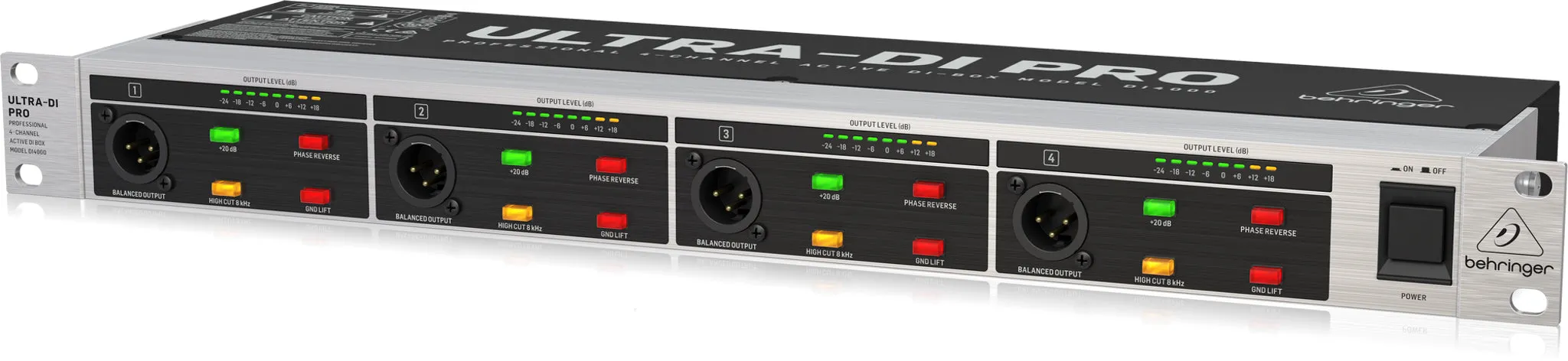 Behringer Di4000 V2 Professional 4-Channel Active Di-Box
