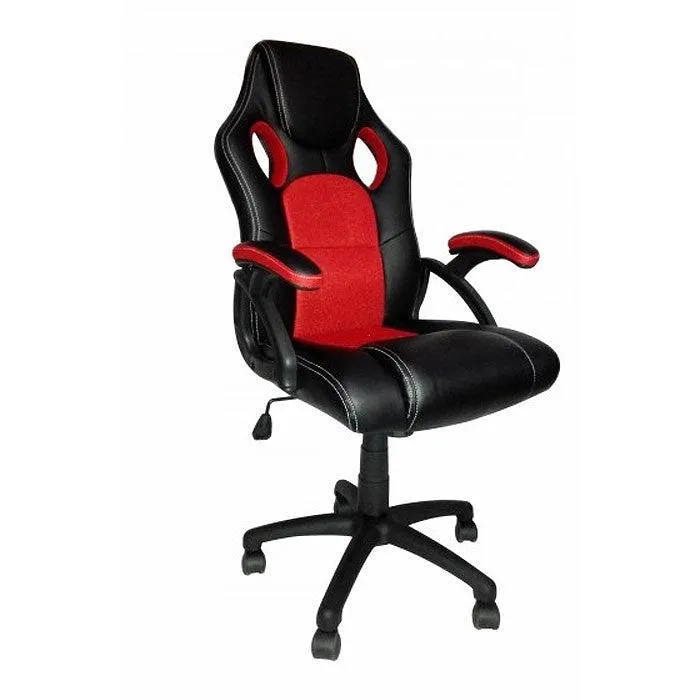 BX Gaming Chair - Black & Red | TEKGCV02R