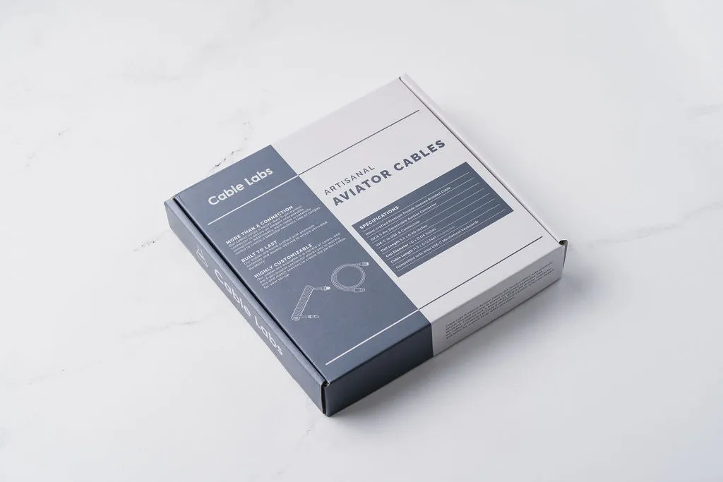 Cable Labs Artisanal Aviator Cable – Polar White