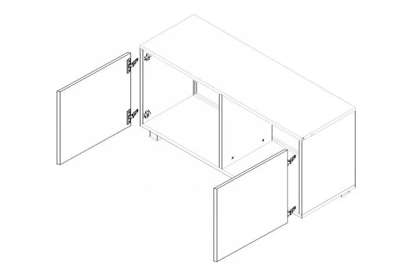 Calabrini TV Cabinet 100cm