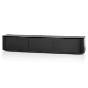 Calibre 2.4m TV Entertainment Unit - Black Oak
