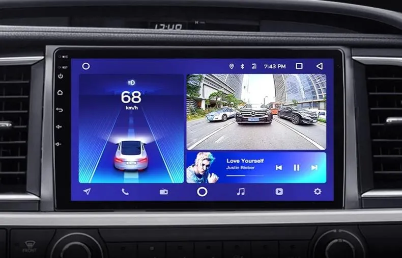 Car Dealz 10.2" Android 10.0 Toyota Highlander Kluger 3 XU50 2015-2017 w CAM In Dash Plus OEM Fascia