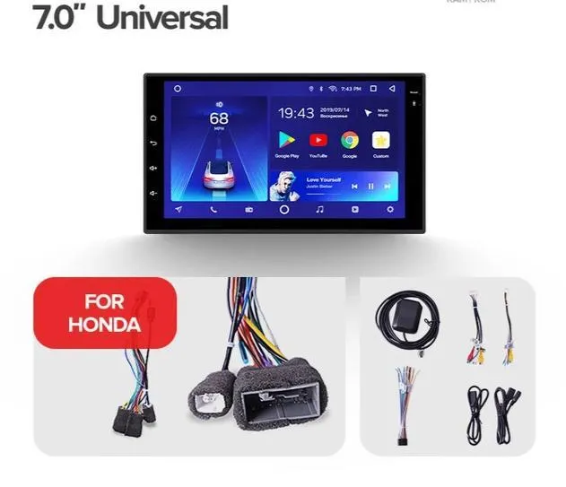 Car Dealz Premium Model 7" Android 10.0 Universal Stereo Nissan Toyota Hyundai Honda Head Unit