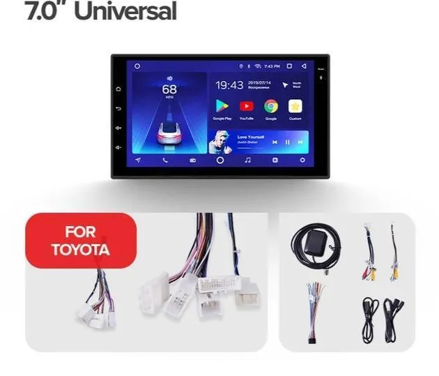 Car Dealz Premium Model 7" Android 10.0 Universal Stereo Nissan Toyota Hyundai Honda Head Unit