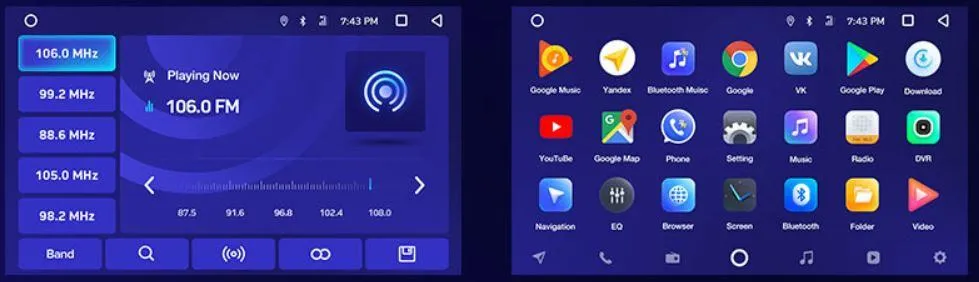 Car Dealz Premium Model 7" Android 10.0 Universal Stereo Nissan Toyota Hyundai Honda Head Unit