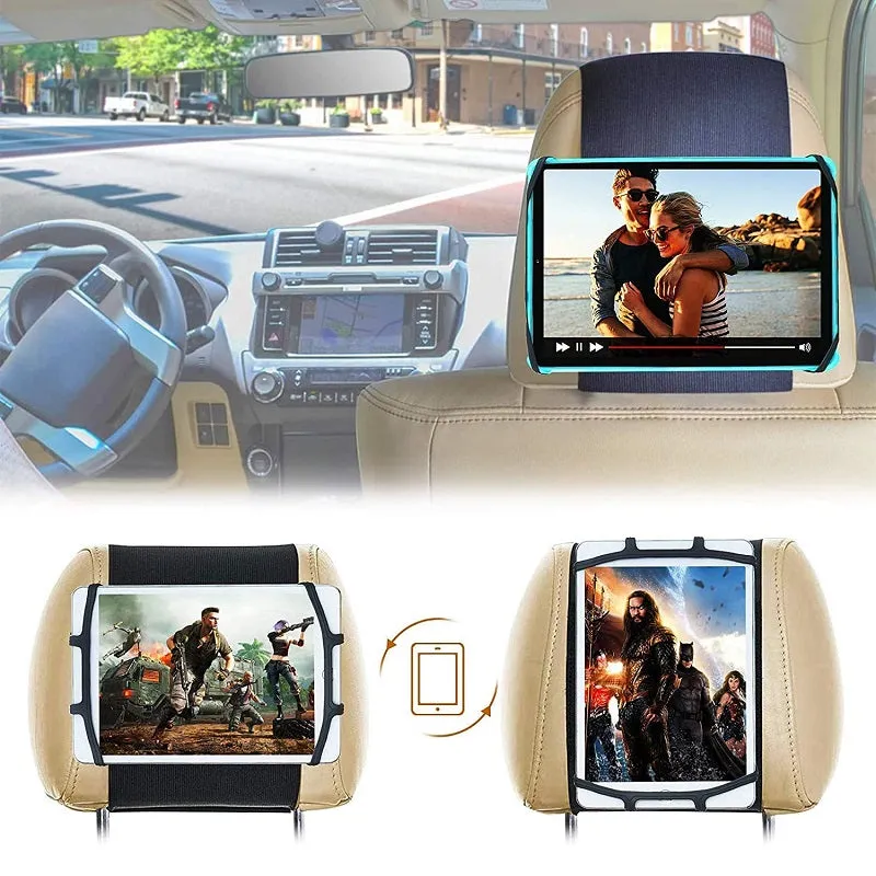 Car Headrest Mount Silicon Holster Holder for Game Machine/Nintendo Switch/Tablets