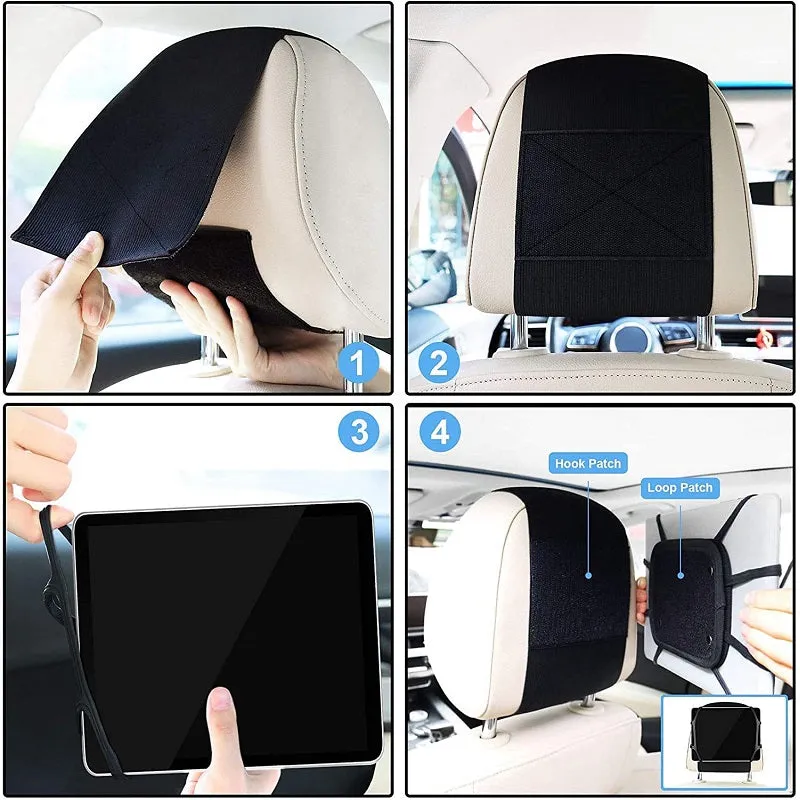 Car Headrest Mount Silicon Holster Holder for Game Machine/Nintendo Switch/Tablets