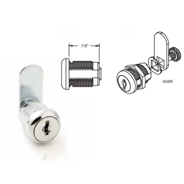 CCL - C650M - Sesamee Keyed Economical Die Cast Cam Lock- 7/8"- US26 - KD-700-724