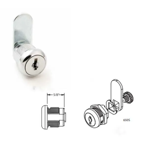 CCL - C650S - Sesamee Keyed Economical Die Cast Cam Lock - 5/8" - US26 - KA-C415A