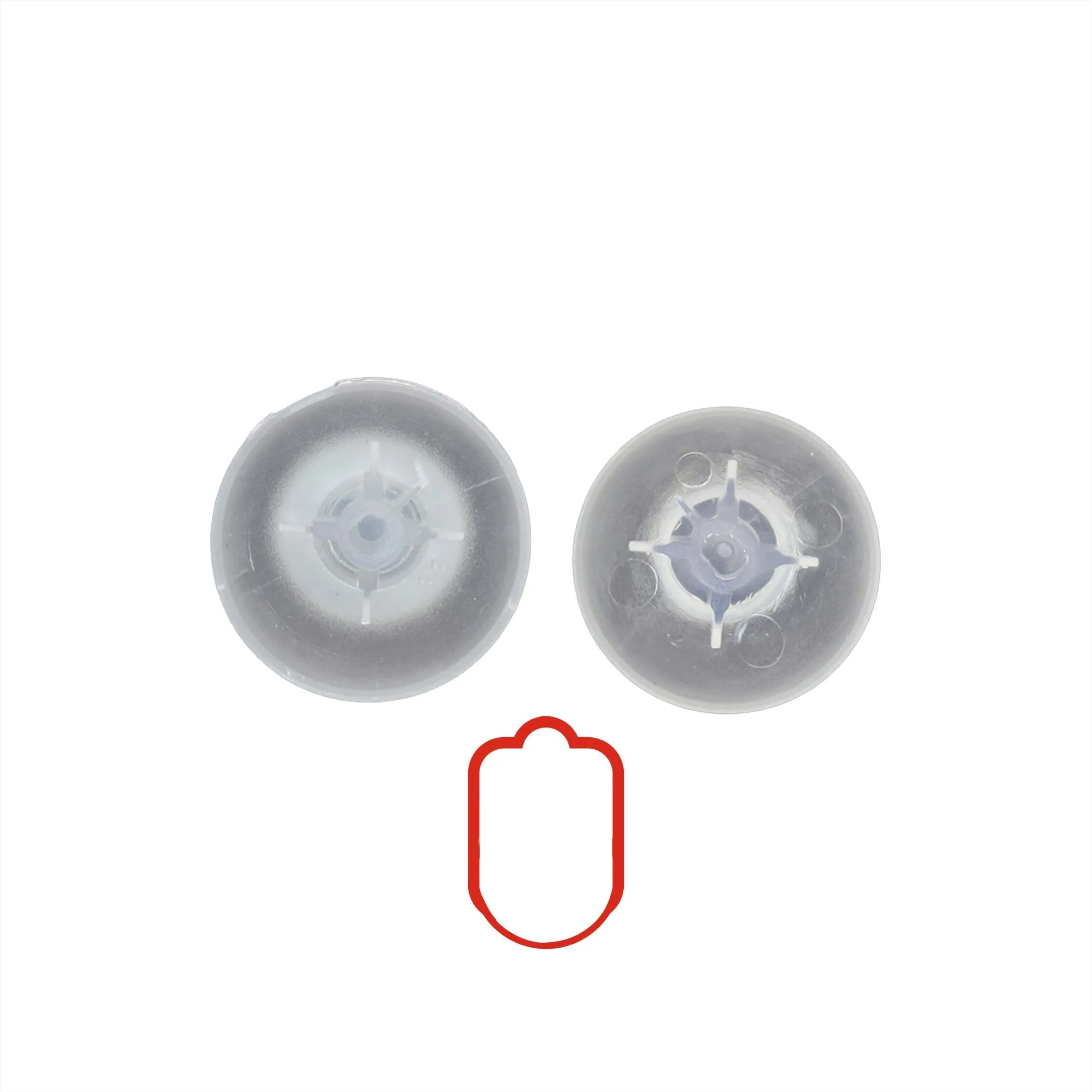 Clear Transparent GameCube Thumbsticks