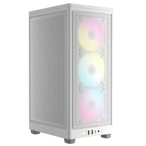 Corsair iCUE 2000D RGB Airflow | Mini-ITX Case (White)