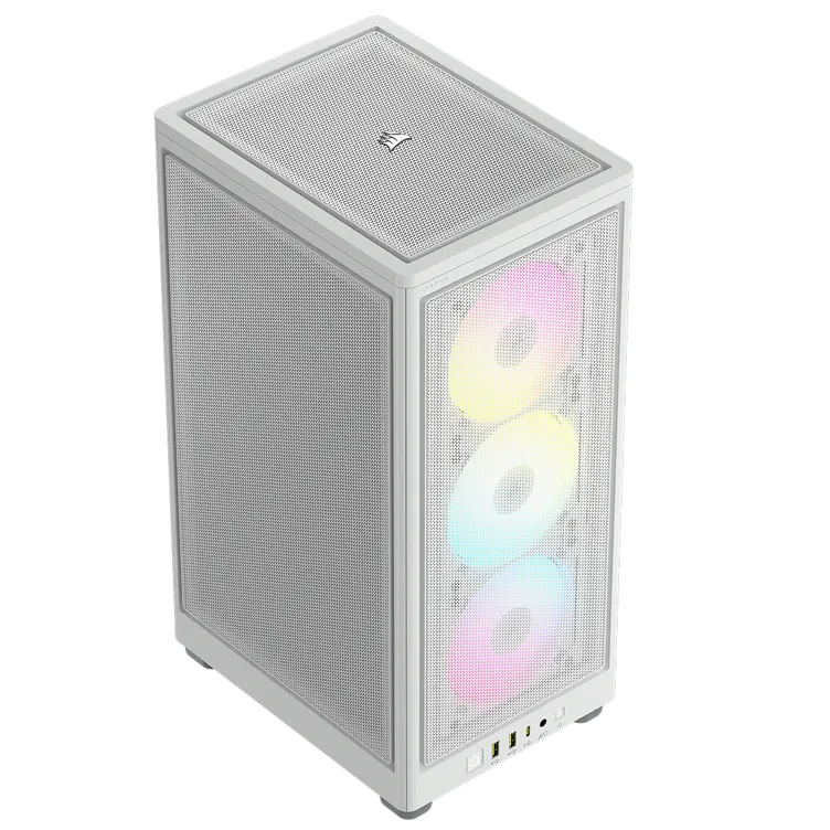 Corsair iCUE 2000D RGB Airflow | Mini-ITX Case (White)