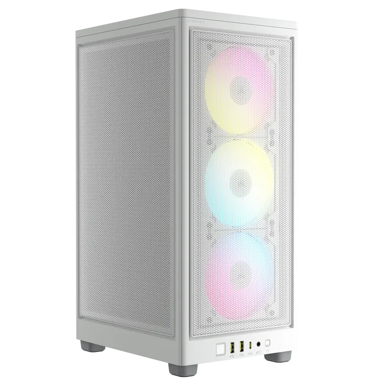 Corsair iCUE 2000D RGB Airflow | Mini-ITX Case (White)