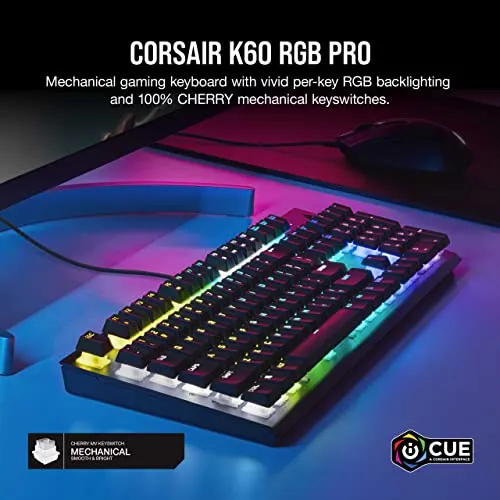 Corsair K60 RGB Pro Mechanical Gaming Keyboard | Black