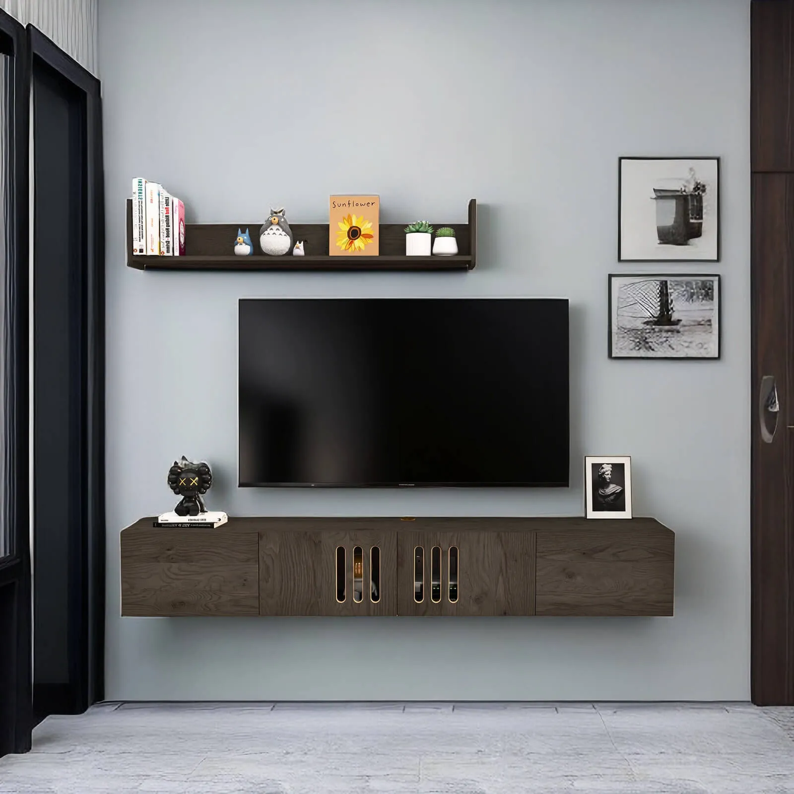 Custom Reversa Floating TV Stand