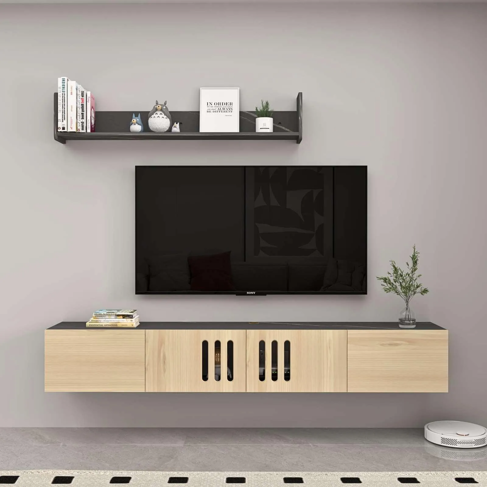 Custom Reversa Floating TV Stand