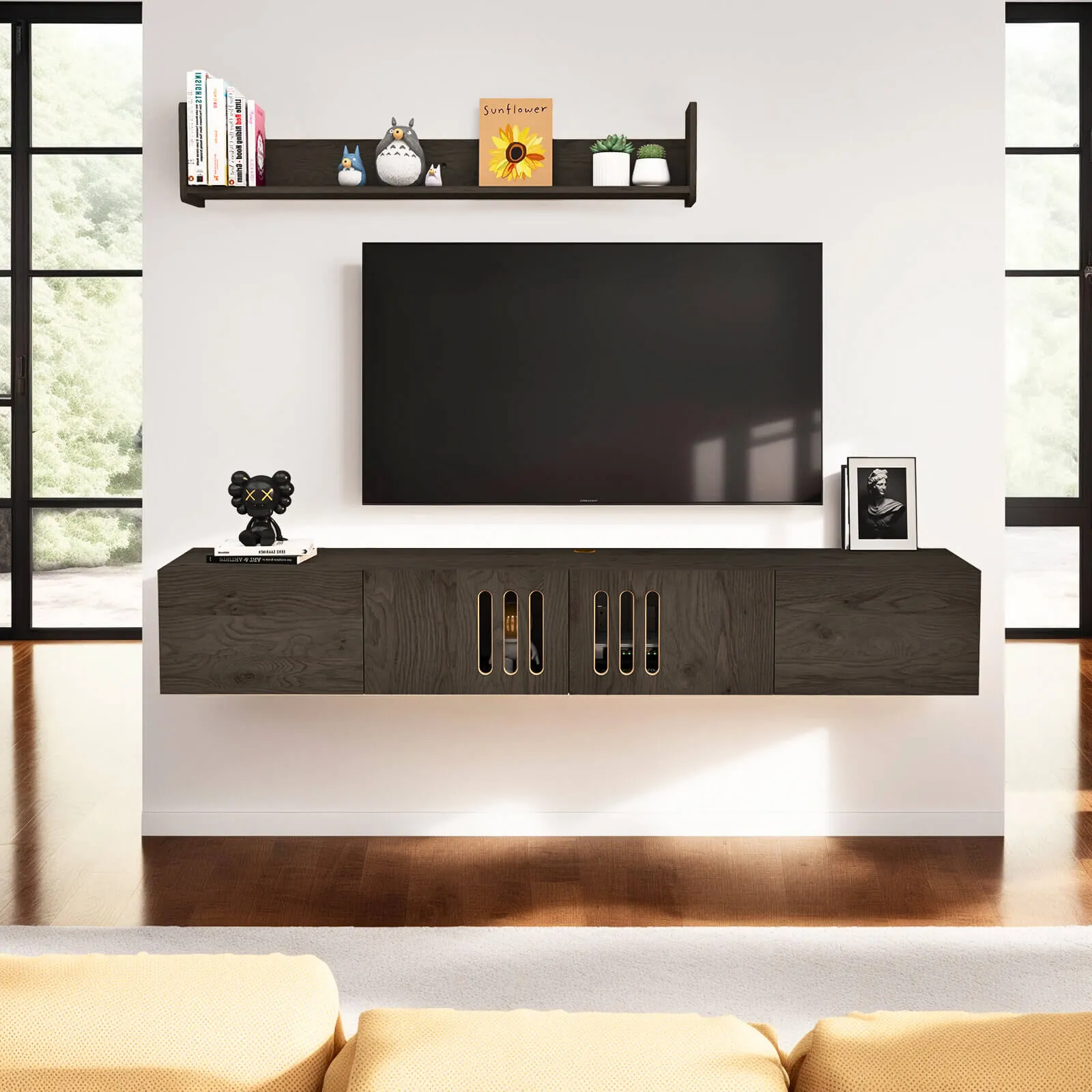 Custom Reversa Floating TV Stand