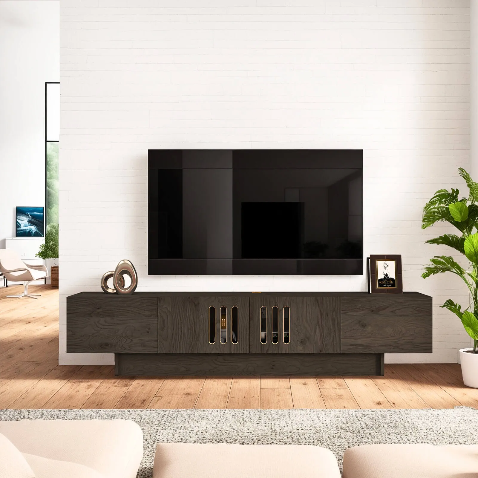 Custom Reversa Floating TV Stand