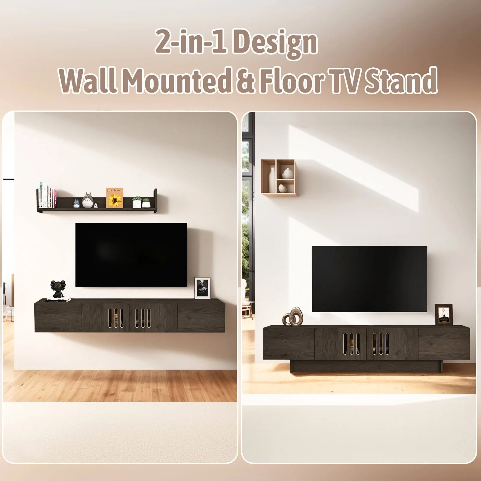 Custom Reversa Floating TV Stand