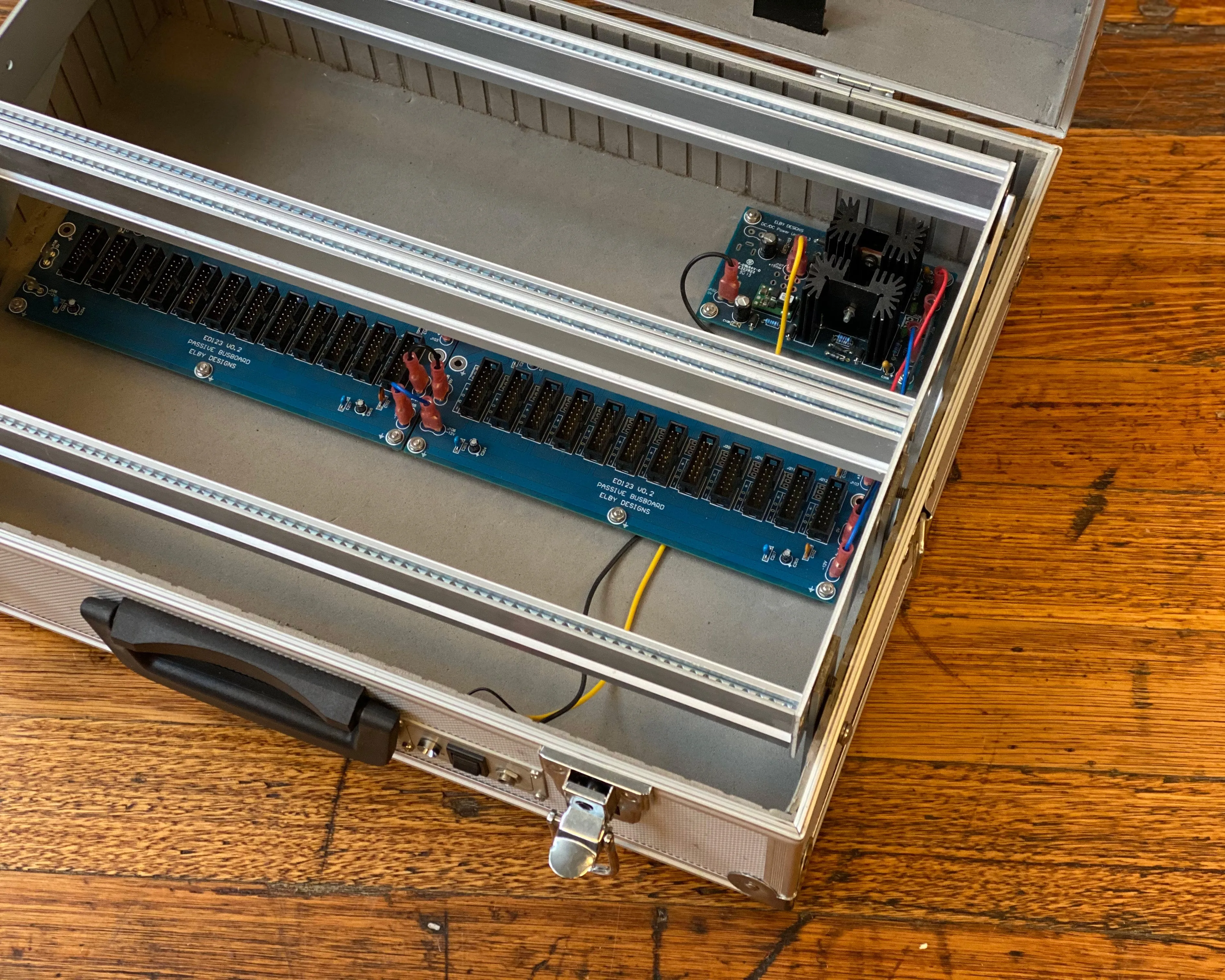 DIY Powered Eurorack Case 6U 83HP w/ Elby Designs Power Supply