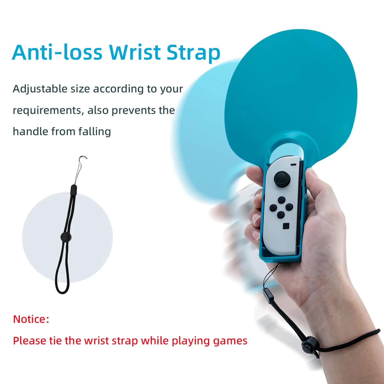 DOBE Table Tennis Racket for Nintendo Switch/Switch OLED Joy-Con (TNS-2115)