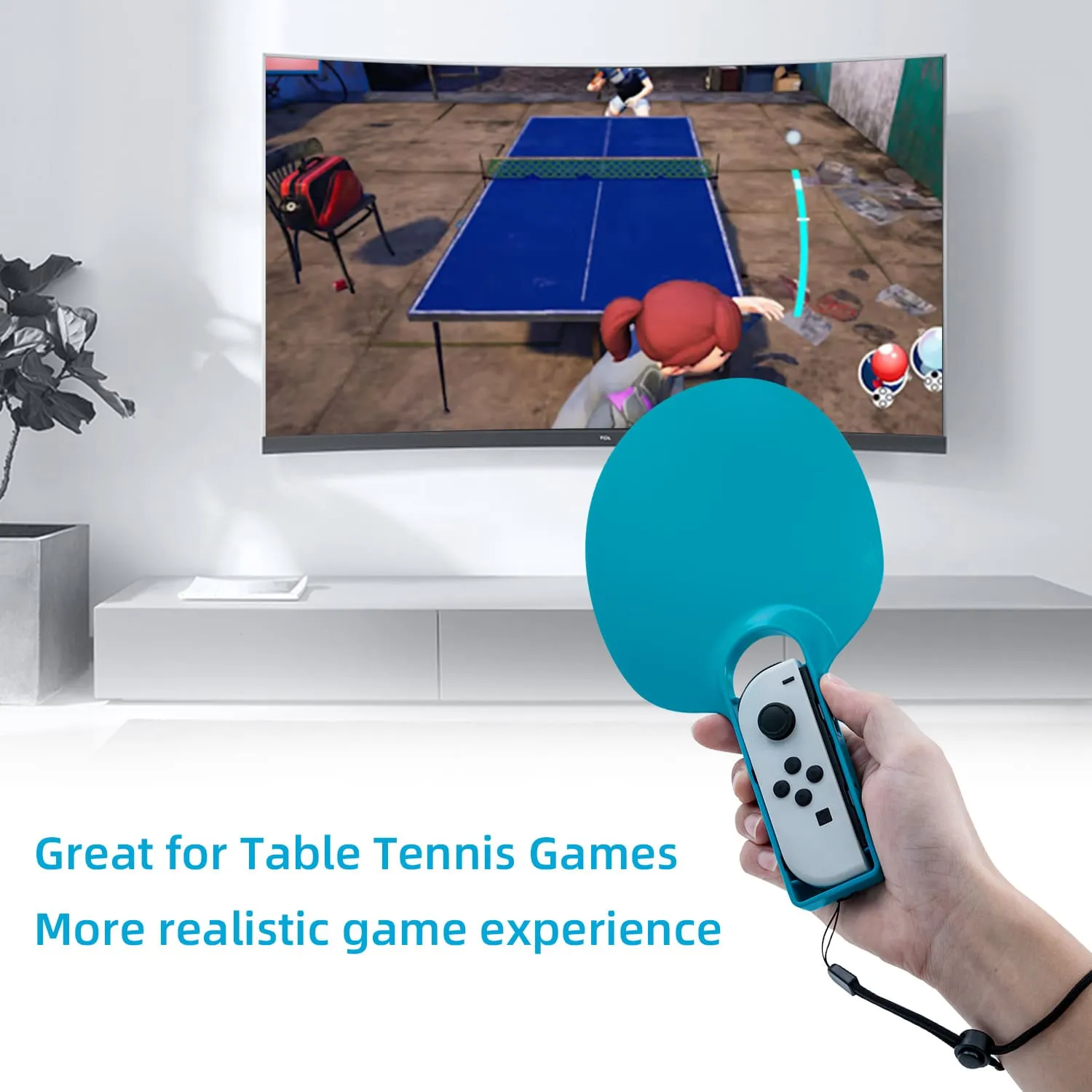 DOBE Table Tennis Racket for Nintendo Switch/Switch OLED Joy-Con (TNS-2115)