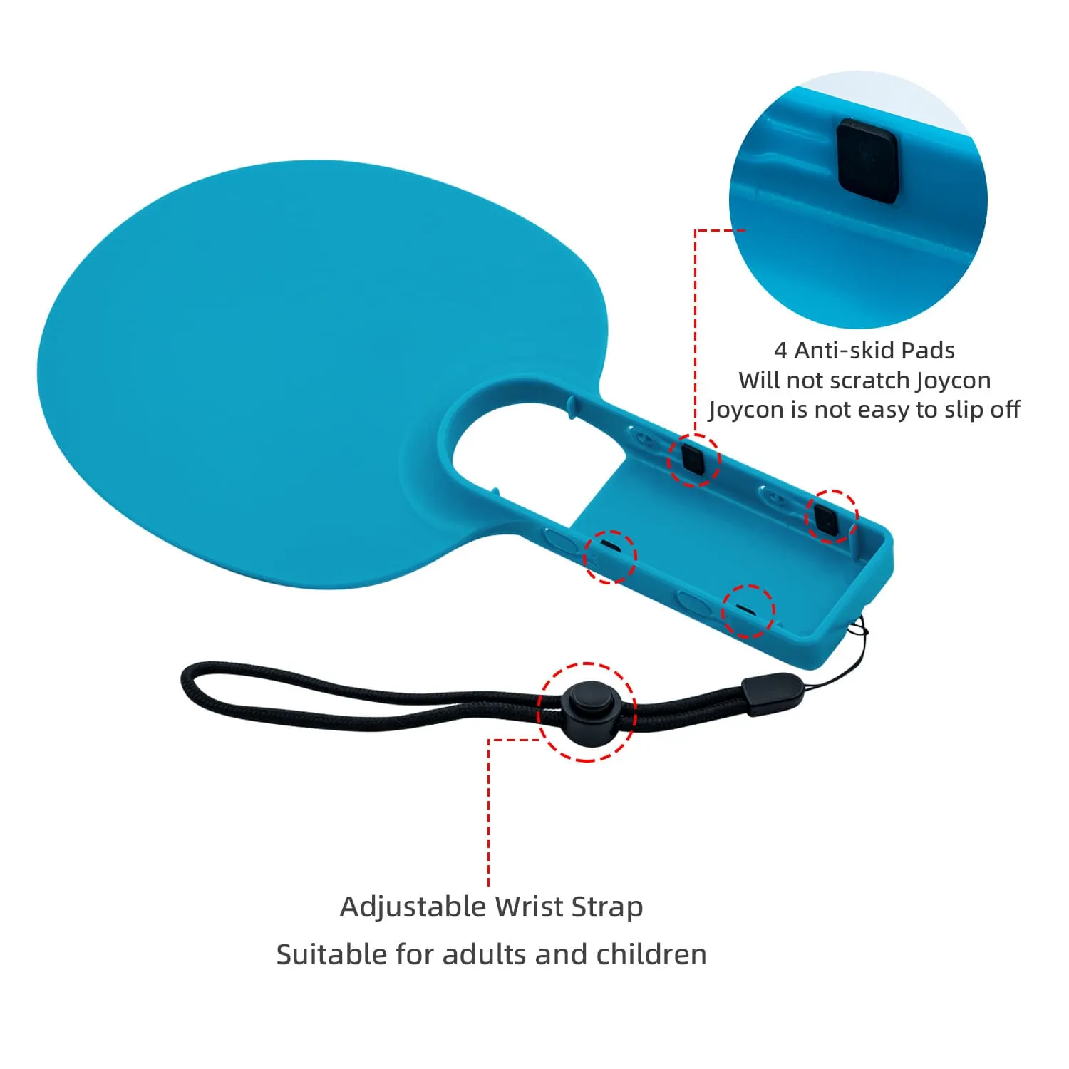 DOBE Table Tennis Racket for Nintendo Switch/Switch OLED Joy-Con (TNS-2115)