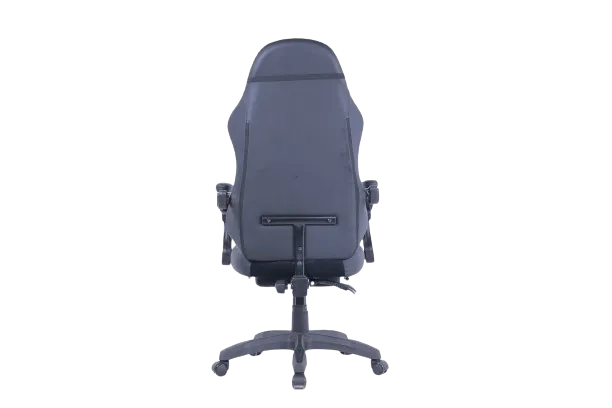 Dowinx Computer Gaming Office Chair | Linkage armrest | Double handle mechanism  T bar | Steel frame | Adjustable  Backrest with extendable footrest