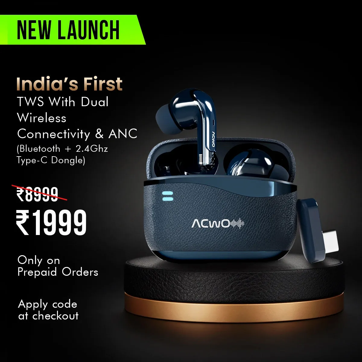 DwOTS X - Gaming Earbuds For Gamers With ANC & Near Zero Lag