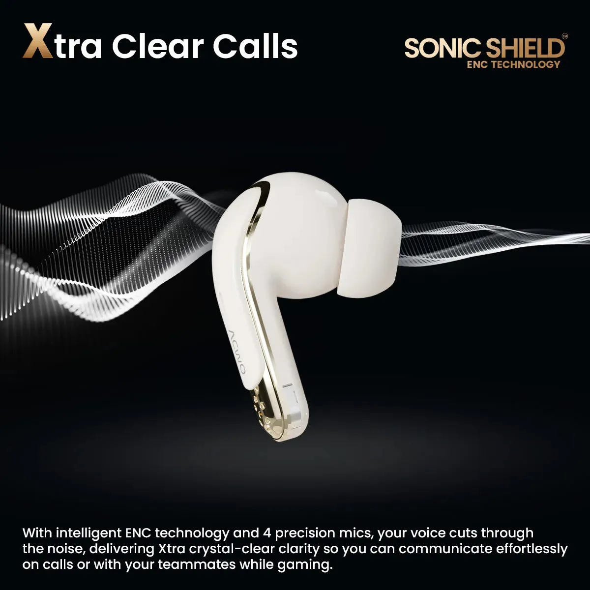DwOTS X - Gaming Earbuds For Gamers With ANC & Near Zero Lag