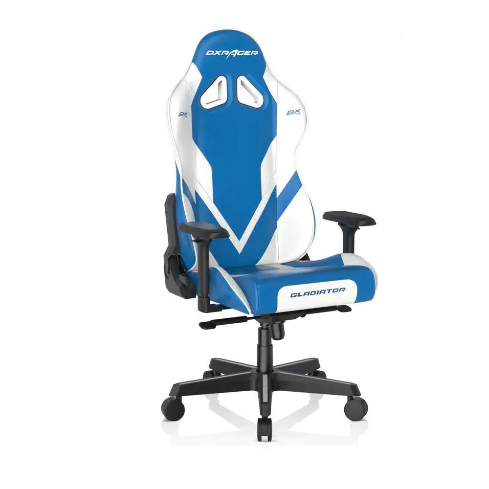 DXRacer Gladiator Gaming Chair - Blue x White