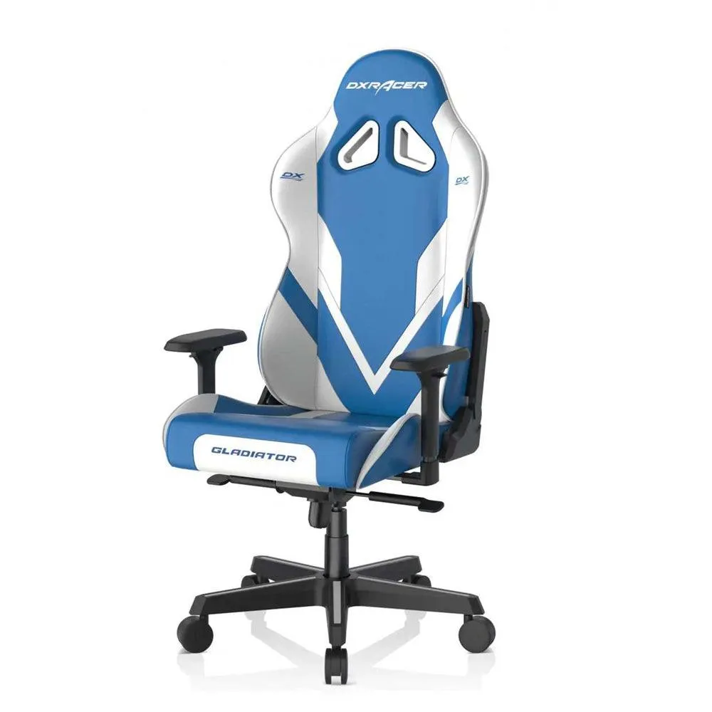 DXRacer Gladiator Gaming Chair - Blue x White